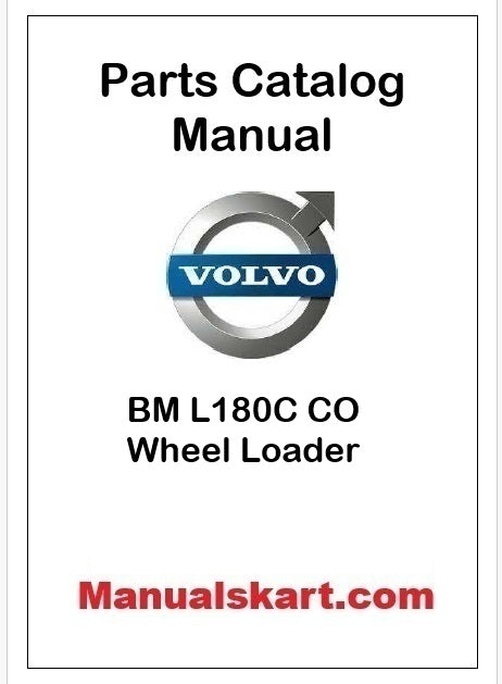 Volvo BM L180C CO Wheel Loader Pdf Parts Catalog Manual