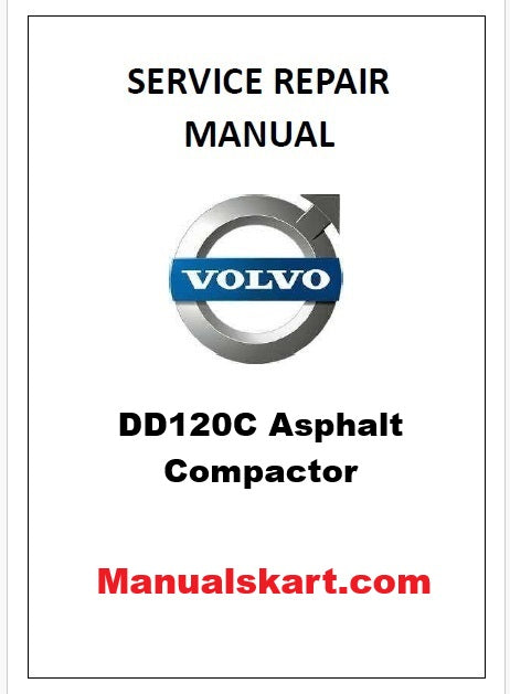 Volvo DD120C Asphalt Compactor Pdf Repair Service Manual