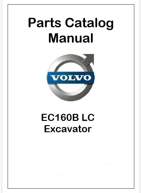 Volvo EC160B LC Excavator Pdf Parts Catalog Manual