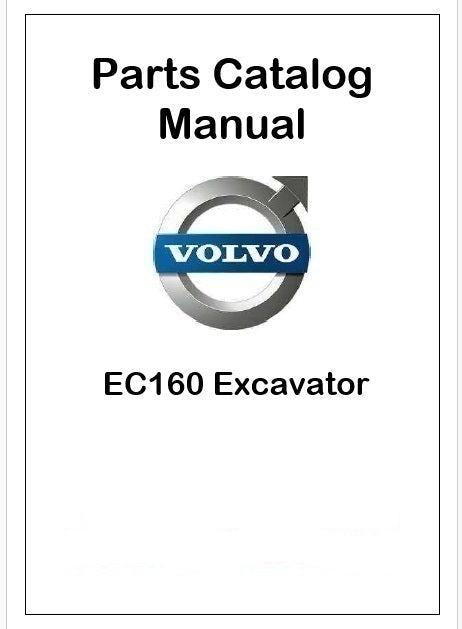 Volvo EC160 Excavator Pdf Parts Catalog Manual