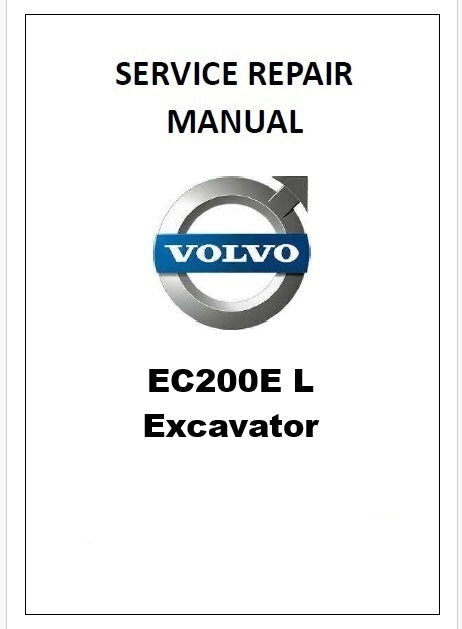 Volvo EC200E L Excavator Pdf Repair Service Manual