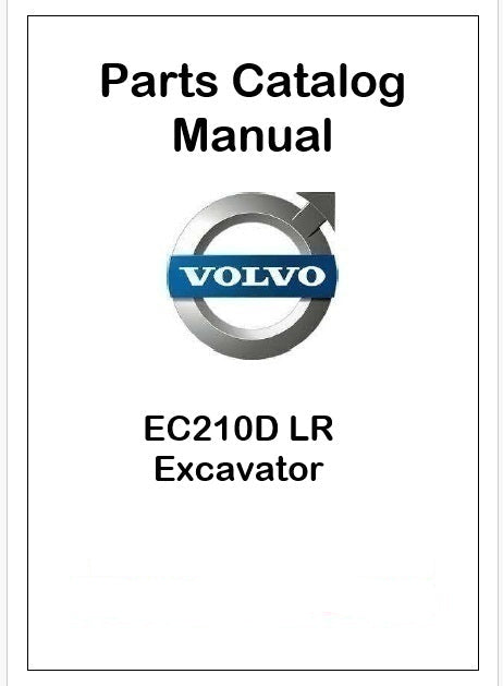 Volvo EC210D LR Excavator Pdf Parts Catalog Manual