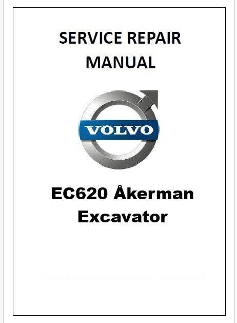 Volvo EC620 Åkerman Excavator Pdf Repair Service Manual