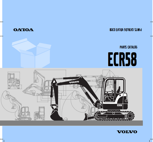 Volvo ECR58 Compact Excavator Pdf Parts Catalog Manual