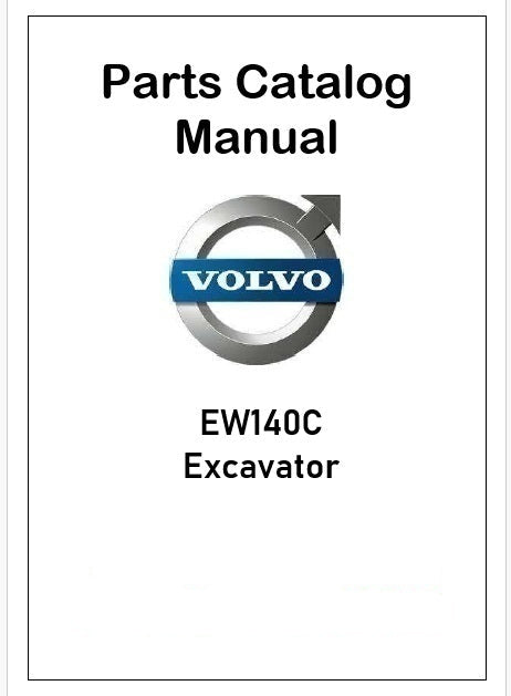 Volvo EW140C Excavator Pdf Parts Catalog Manual