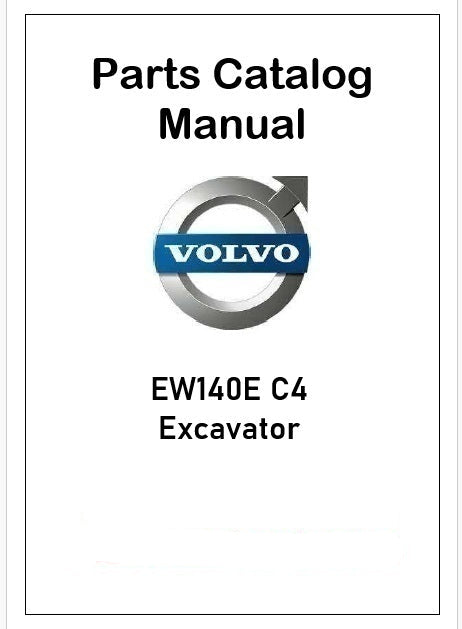 Volvo EW140E C4 Excavator Pdf Parts Catalog Manual