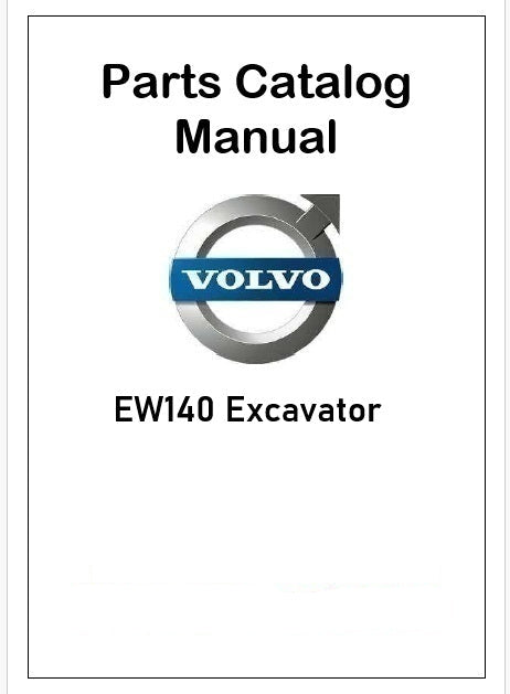 Volvo EW140 Excavator Pdf Parts Catalog Manual