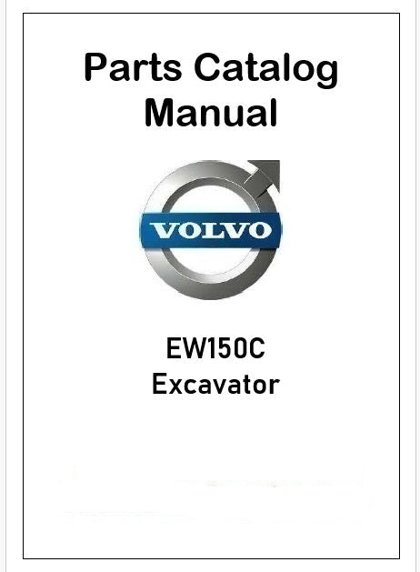 Volvo EW150C Excavator Pdf Parts Catalog Manual