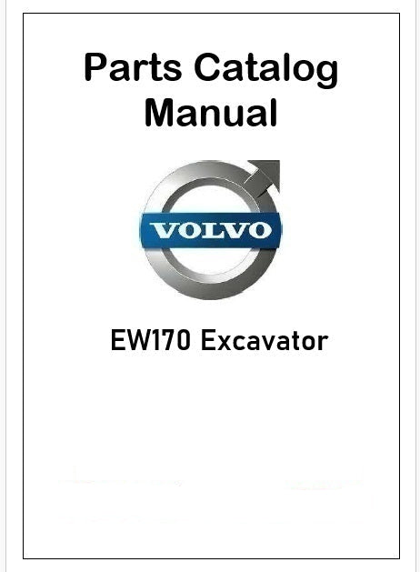 Volvo EW170 Excavator Pdf Parts Catalog Manual