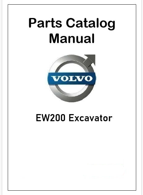 Volvo EW200 Excavator Pdf Parts Catalog Manual