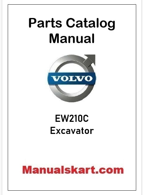 Volvo EW210C Excavator Pdf Parts Catalog Manual
