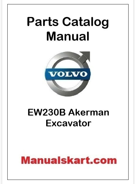Volvo EW230B Akerman Excavator Pdf Parts Catalog Manual