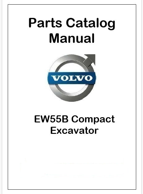 Volvo EW55B Compact Excavator Pdf Parts Catalog Manual