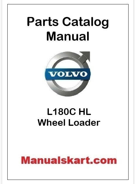 Volvo L180C HL Wheel Loader Pdf Parts Catalog Manual