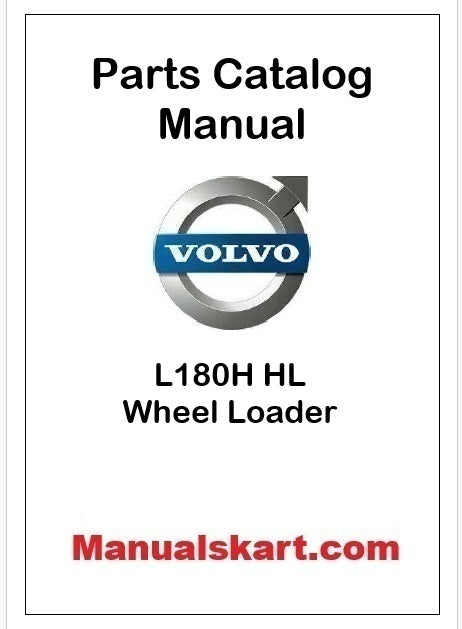 Volvo L180H HL Wheel Loader Pdf Parts Catalog Manual