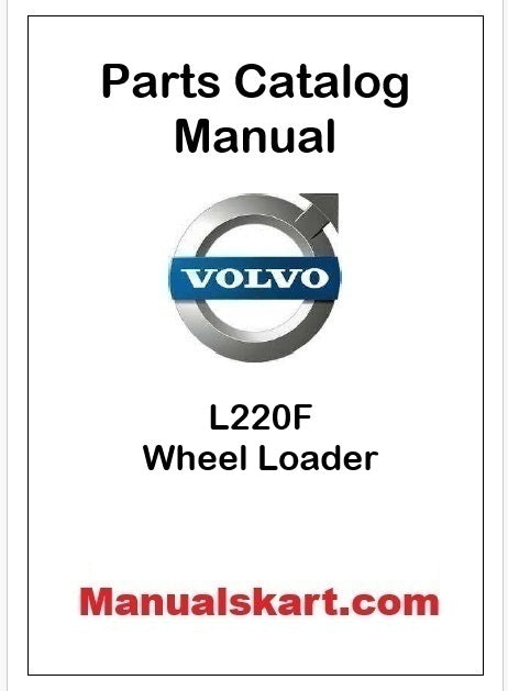 Volvo L220F Wheel Loader Pdf Parts Catalog Manual