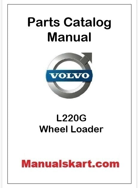 Volvo L220G Wheel Loader Pdf Parts Catalog Manual