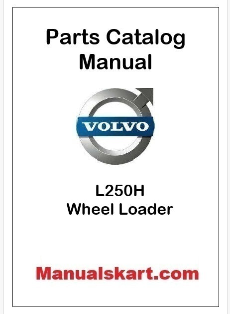 Volvo L250H Wheel Loader Pdf Parts Catalog Manual