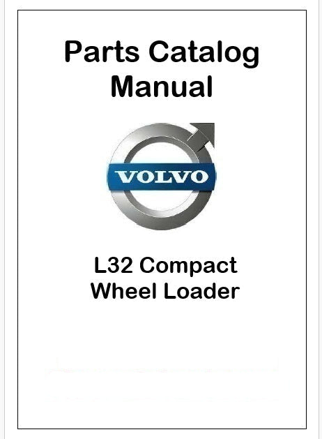 Volvo L32 Compact Wheel Loader Pdf Parts Catalog Manual