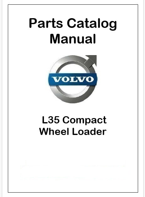 Volvo L35 Compact Wheel Loader Pdf Parts Catalog Manual