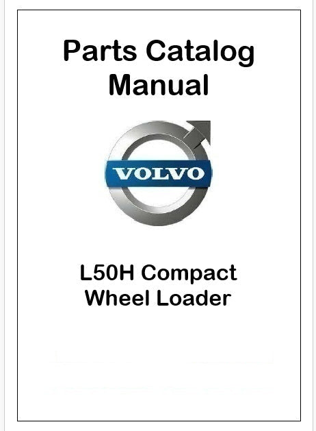 Volvo L50H Compact Wheel Loader Pdf Parts Catalog Manual