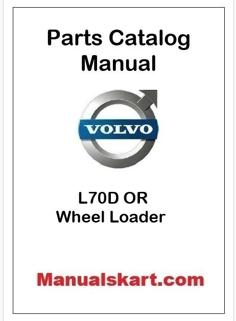 Volvo L70D OR Wheel Loader Pdf Parts Catalog Manual