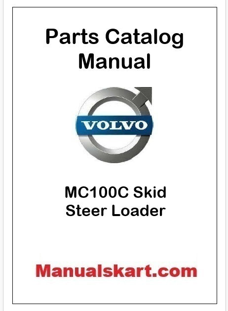Volvo MC100C Skid Steer Loader Pdf Parts Catalog Manual
