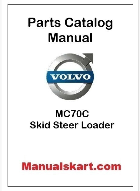 Volvo MC70C Skid Steer Loader Pdf Parts Catalog Manual