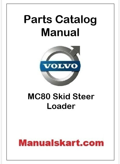 Volvo MC80 Skid Steer Loader Pdf Parts Catalog Manual