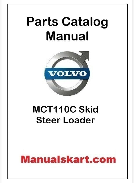 Volvo MCT110C Skid Steer Loader Pdf Parts Catalog Manual