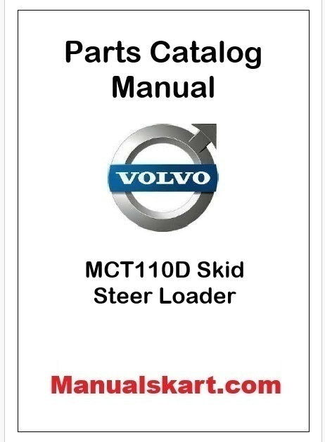 Volvo MCT110D Skid Steer Loader Pdf Parts Catalog Manual