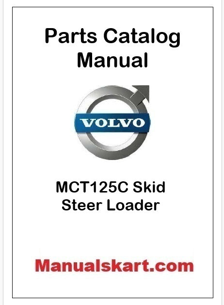 Volvo MCT125C Skid Steer Loader Pdf Parts Catalog Manual