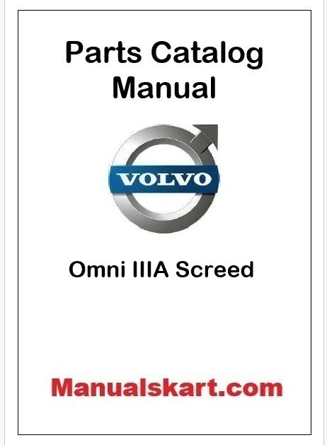 Volvo Omni IIIA Screed Pdf Parts Catalog Manual