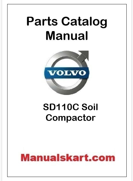 Volvo SD110C Soil Compactor Pdf Parts Catalog Manual
