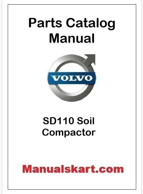 Volvo SD110 Soil Compactor Pdf Parts Catalog Manual