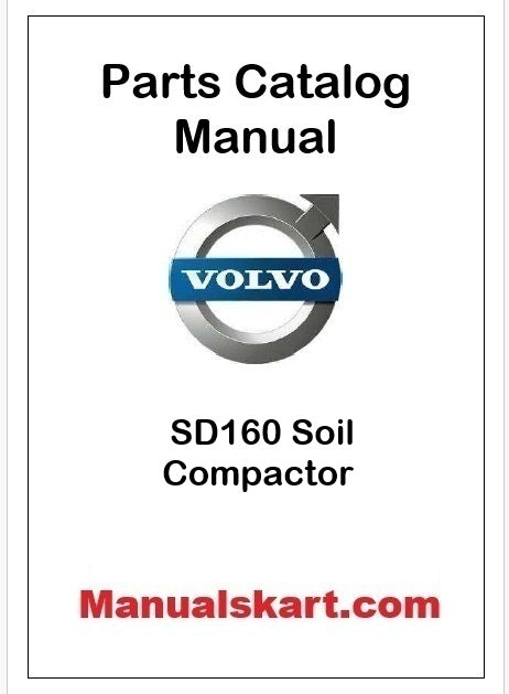 Volvo SD160 Soil Compactor Pdf Parts Catalog Manual