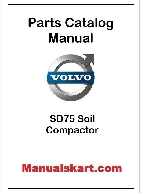 Volvo SD75 Soil Compactor Pdf Parts Catalog Manual