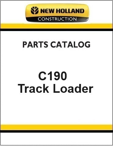 New Holland C190 Compact Track Loader Pdf Parts Manual