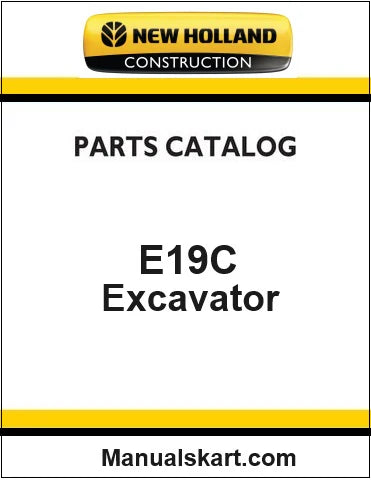 New Holland E19D Mini Crawler Excavator Pdf Parts Catalog Manual Download
