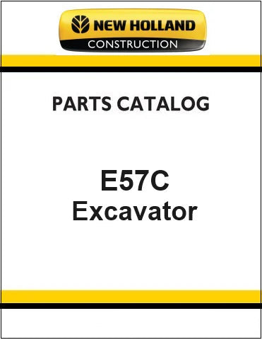 New Holland E57C Mini Crawler Excavator Pdf Parts Catalog Manual Download