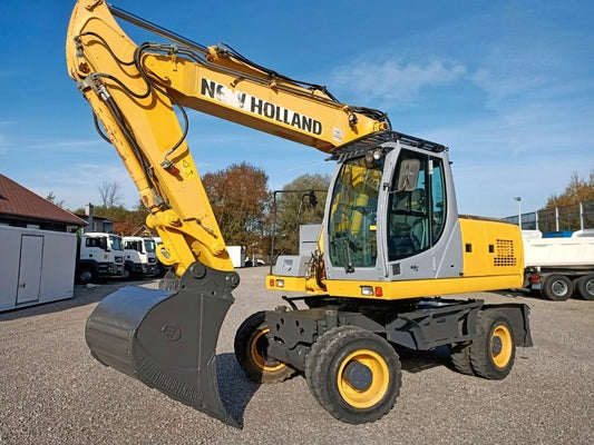 New Holland WE190, WE210, WE230 Industrial Wheeled Excavator Pdf Repair Service Manual (p. Nb. 84291045A)