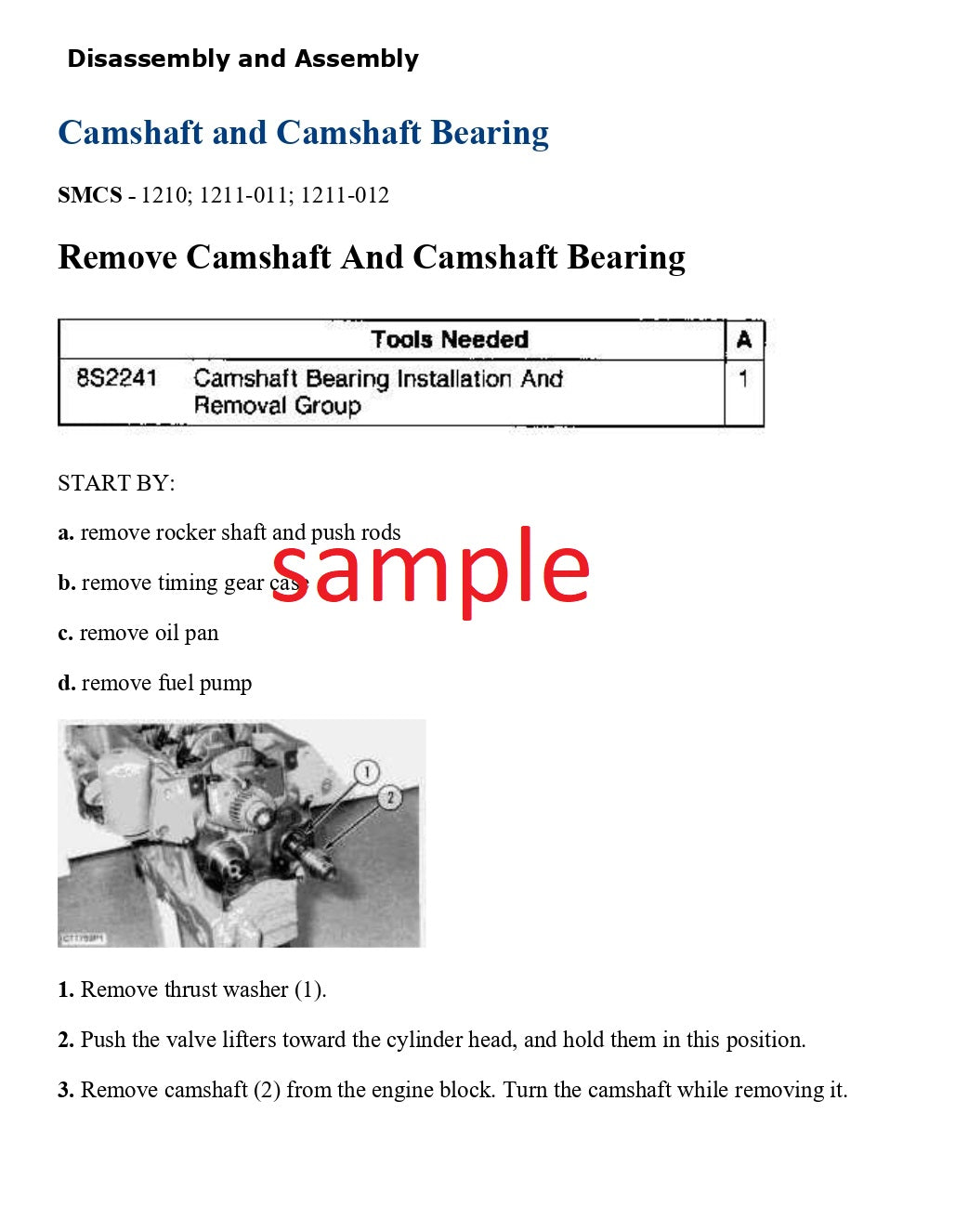Caterpillar 972M XE Wheel Loader Disassembly & Assembly PDF Manual L9S00001-UP 