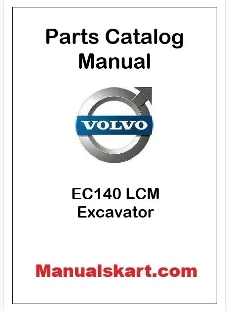 Volvo EC140 LCM Excavator Pdf Parts Catalog Manual