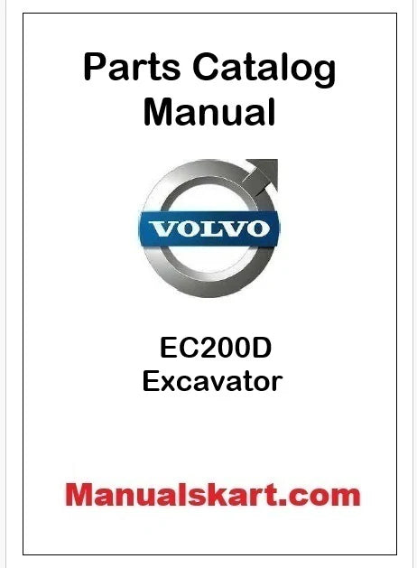 Volvo EC200D Excavator Pdf Parts Catalog Manual