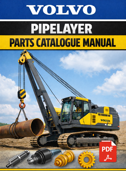 VOLVO PL4608 PIPELAYER PARTS CATALOGUE PDF MANUAL
